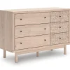 Mor Furniture Arloster 6 Drawer Dresser In Tan