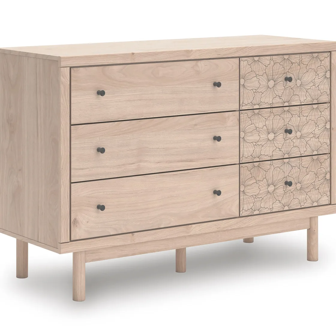 Mor Furniture Arloster 6 Drawer Dresser In Tan