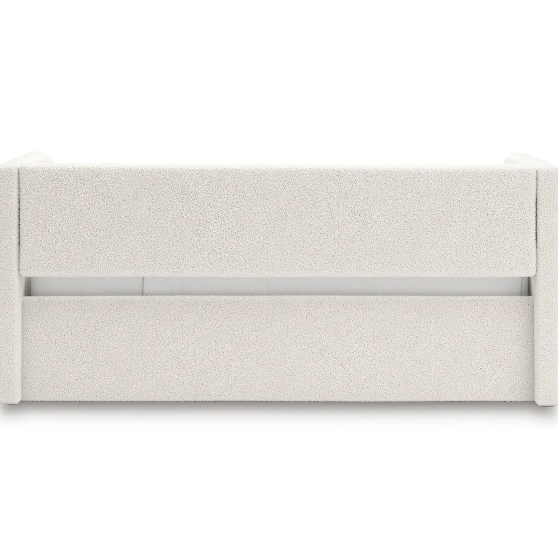 Kids Mor Furniture Arloster Upholstered Daybed In Tan/White, Twin