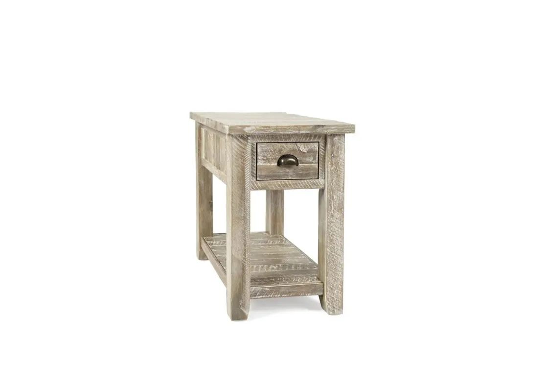 Mor Furniture Artisans Chairside Table In Gray