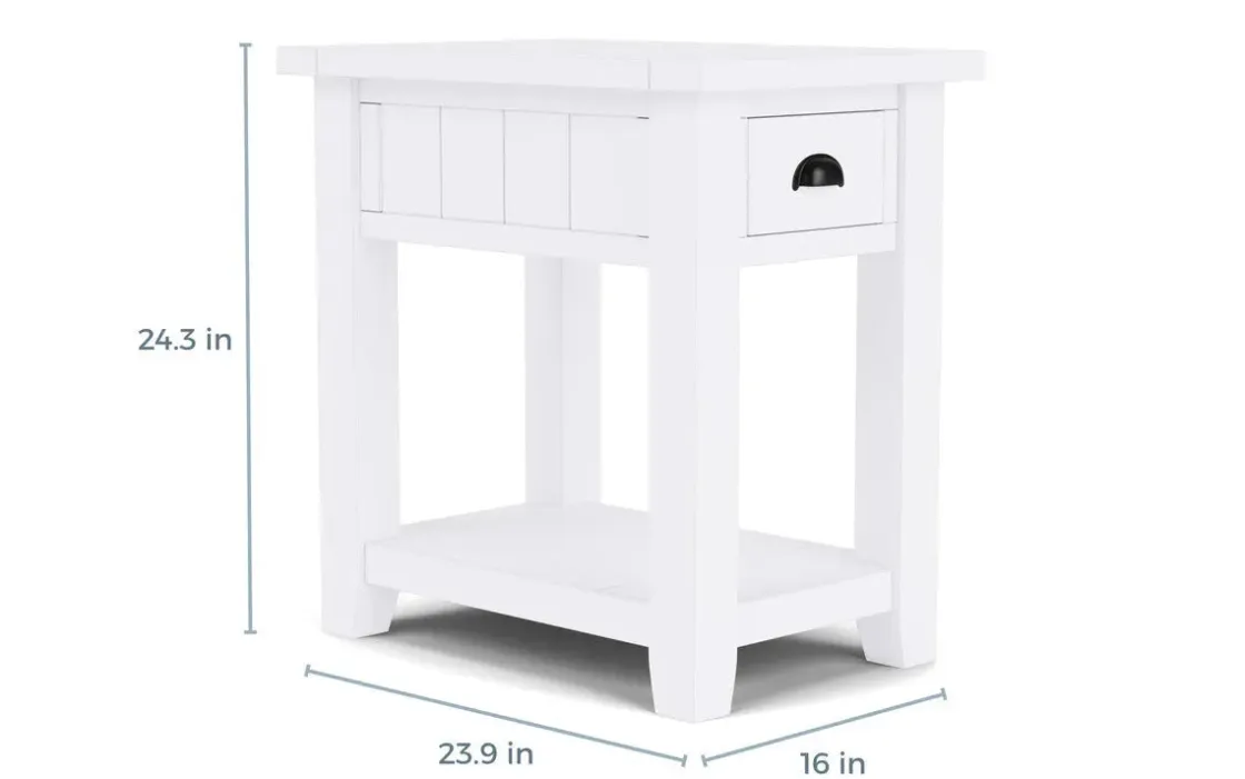 Mor Furniture Artisans Chairside Table In Gray