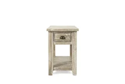 Mor Furniture Artisans Chairside Table In Gray