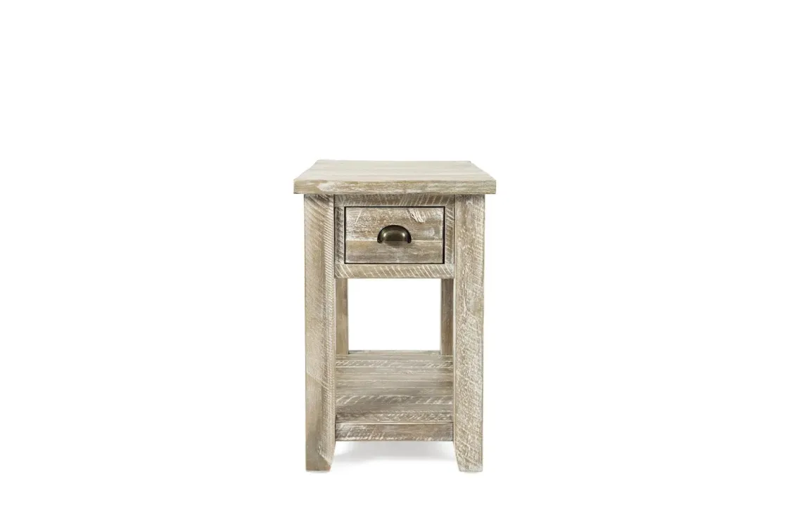 Mor Furniture Artisans Chairside Table In Gray