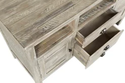 Mor Furniture Artisans Media Console In Oak, 50 Inch