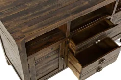 Mor Furniture Artisans Media Console In Oak, 50 Inch