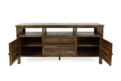 Mor Furniture Artisans Media Console In Oak, 50 Inch