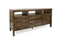 Mor Furniture Artisans Media Console In Oak, 50 Inch