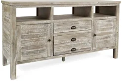 Mor Furniture Artisans Media Console In Oak, 50 Inch