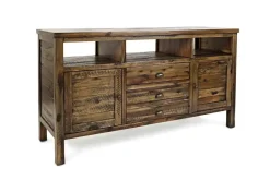 Mor Furniture Artisans Media Console In Oak, 50 Inch