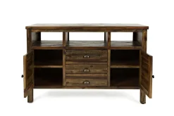 Mor Furniture Artisans Media Console In Oak, 50 Inch
