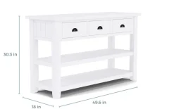 Mor Furniture Artisans Sofa Table In Gray