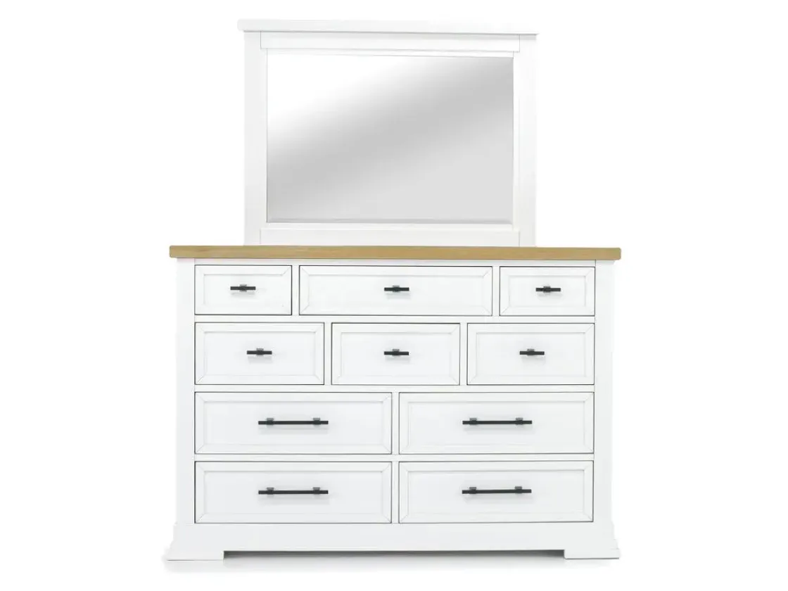 Mor Furniture Ashbryn Mirror In White