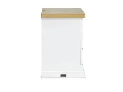 Mor Furniture Ashbryn Nightstand In White