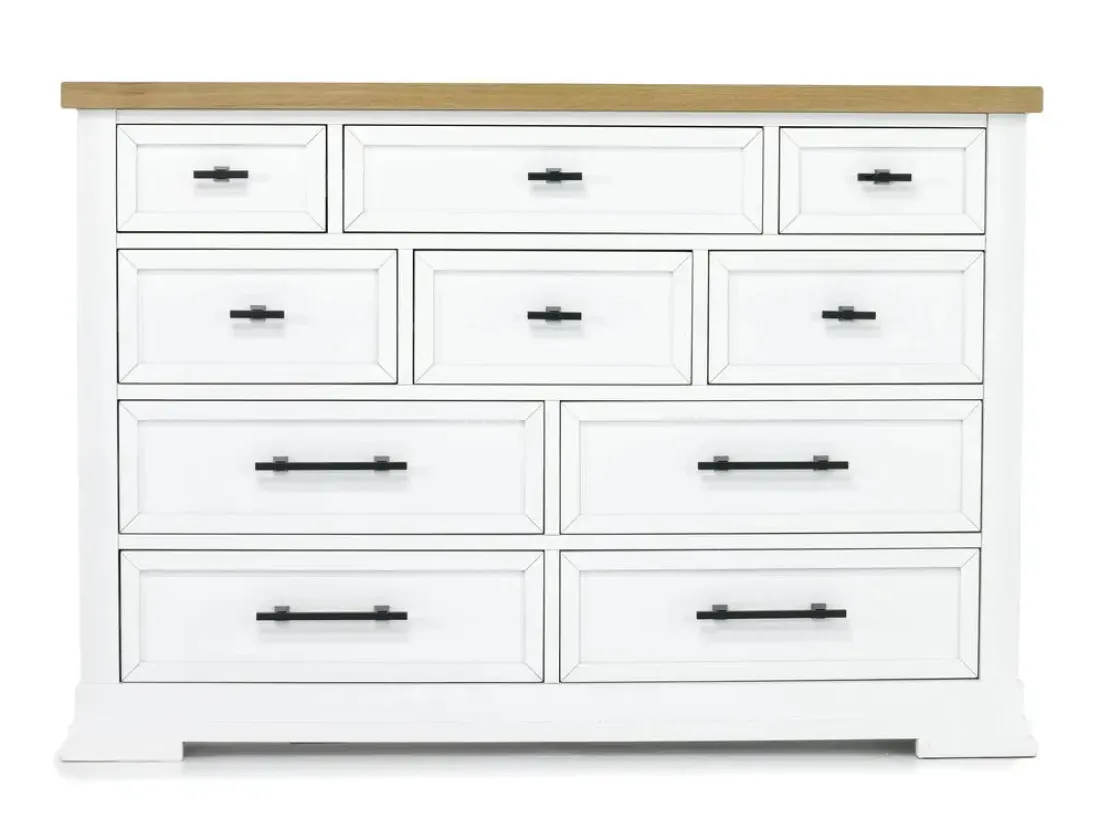 Mor Furniture Ashbryn Storage Bed, Dresser, Mirror & Nightstand In White, Queen