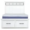 Mor Furniture Ashbryn Storage Bed In White, Queen
