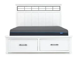 Mor Furniture Ashbryn Storage Bed In White, Queen