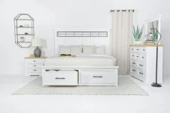 Mor Furniture Ashbryn Storage Bed In White, Queen