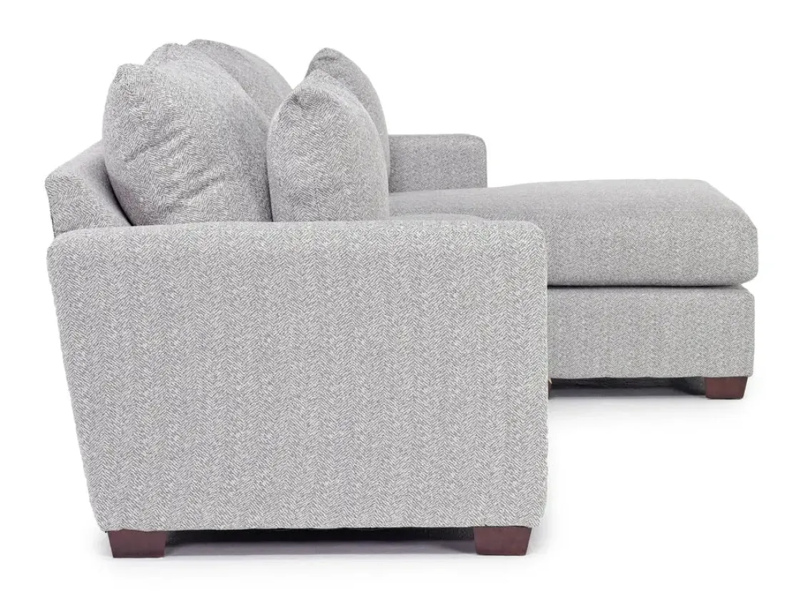 Mor Furniture Ashfield Reversible Sofa Chaise In Ashfield Graphite