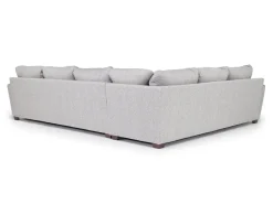 Mor Furniture Ashfield Tux Sofa Chaise Sectional In Ashfield Granite, Right Facing