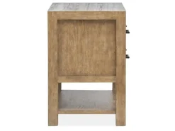 Mor Furniture Aspen Valley 2 Drawer Nightstand In Black