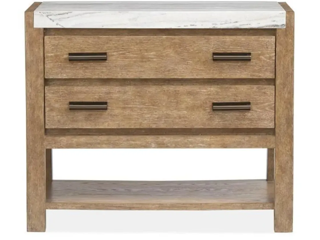 Mor Furniture Aspen Valley 2 Drawer Nightstand In Black