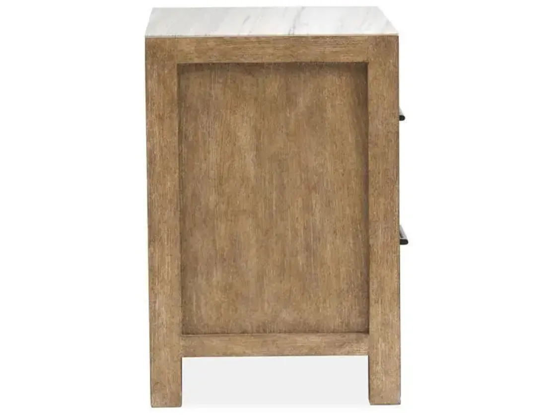 Mor Furniture Aspen Valley 2 Drawer Nightstand In Black