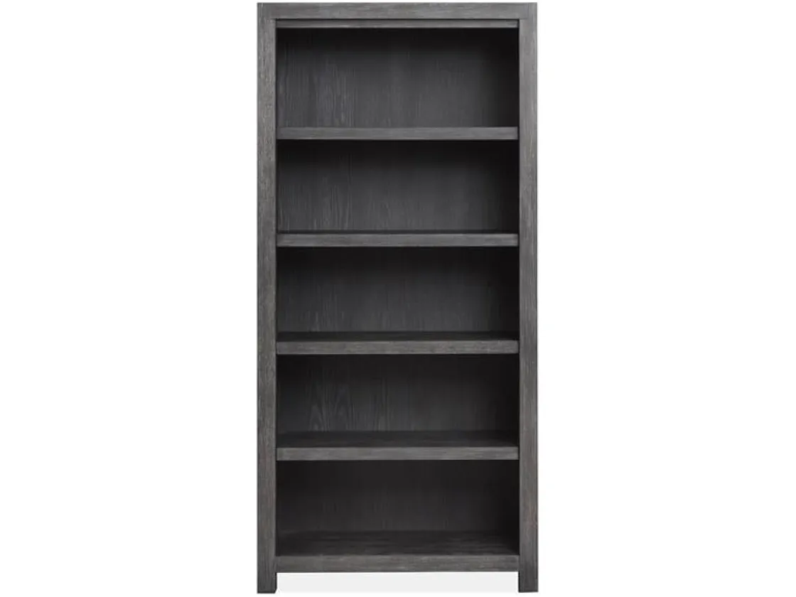 Mor Furniture Aspen Valley Bookcase In Ravenwood Black