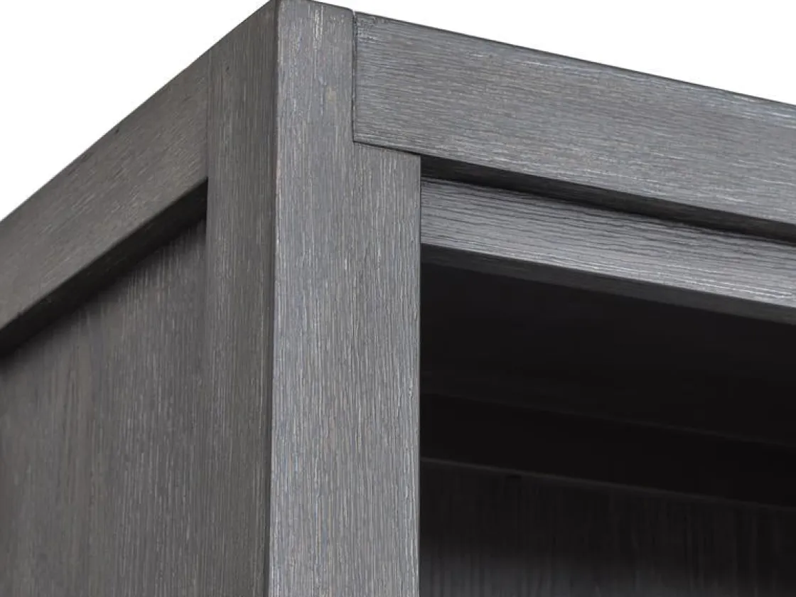 Mor Furniture Aspen Valley Bookcase In Ravenwood Black