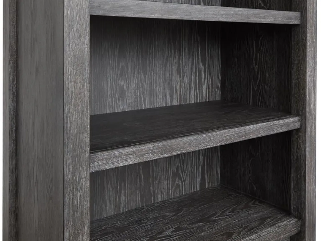 Mor Furniture Aspen Valley Bookcase In Ravenwood Black