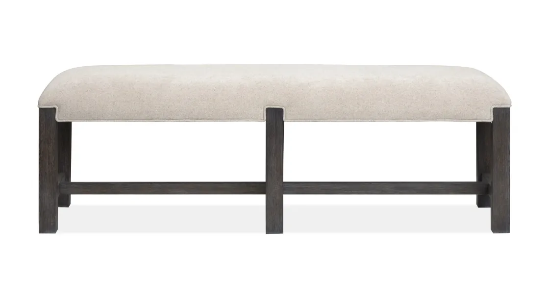 Mor Furniture Aspen Valley Dining Bench In Ravenwood Black