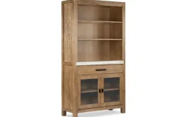Mor Furniture Aspen Valley Display Cabinet In Ravenwood Black