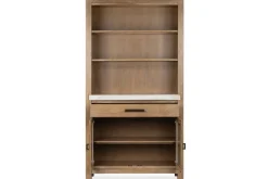Mor Furniture Aspen Valley Display Cabinet In Ravenwood Black