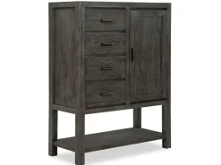 Mor Furniture Aspen Valley Door Chest In Sierra Brown
