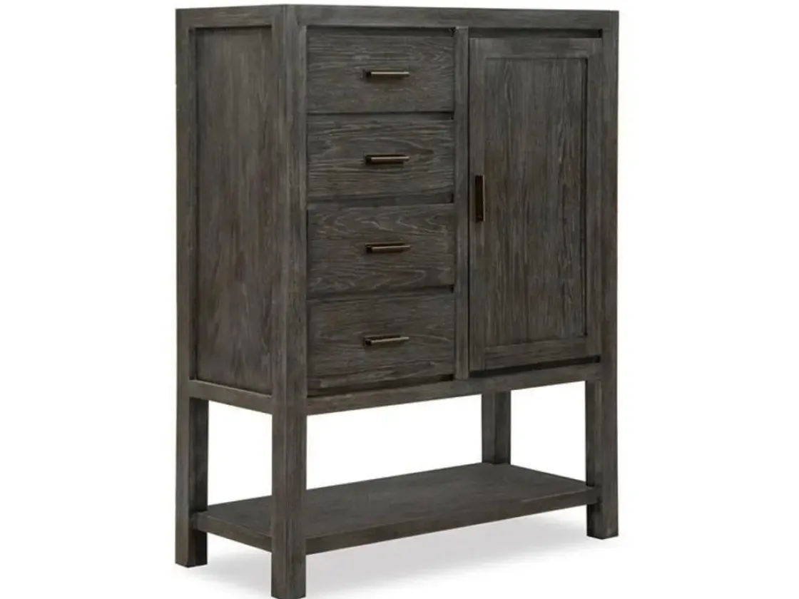 Mor Furniture Aspen Valley Door Chest In Sierra Brown