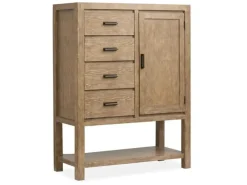 Mor Furniture Aspen Valley Door Chest In Sierra Brown