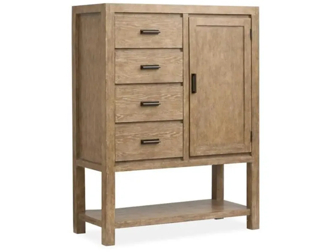 Mor Furniture Aspen Valley Door Chest In Sierra Brown