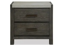 Mor Furniture Aspen Valley Panel Bed, Dresser, Mirror & Nightstand In Sierra Brown, Queen