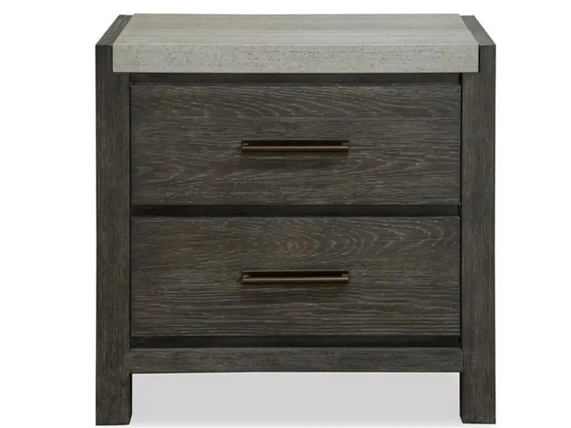 Mor Furniture Aspen Valley Panel Bed, Dresser, Mirror & Nightstand In Sierra Brown, Queen