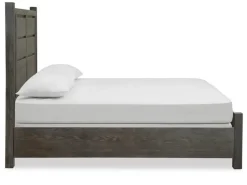 Mor Furniture Aspen Valley Panel Bed In Sierra Brown, Queen
