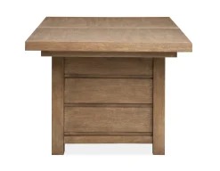 Mor Furniture Aspen Valley Trestle Dining Table & 6 Chairs In Ravenwood Black