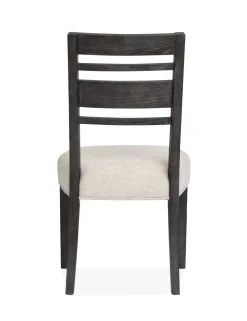 Mor Furniture Aspen Valley Trestle Dining Table & 4 Chairs In Ravenwood Black
