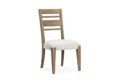 Mor Furniture Aspen Valley Trestle Dining Table, 4 Chairs & Bench In Sierra Brown