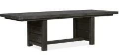 Mor Furniture Aspen Valley Trestle Dining Table, 4 Chairs & Bench In Sierra Brown