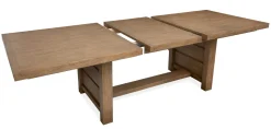Mor Furniture Aspen Valley Trestle Dining Table In Sierra Brown