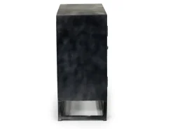 Mor Furniture Astral 3 Door Accent Cabinet In Gray