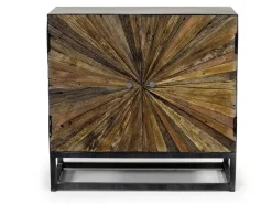 Mor Furniture Astral 3 Door Accent Cabinet In Gray