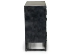 Mor Furniture Astral 3 Door Accent Cabinet In Gray