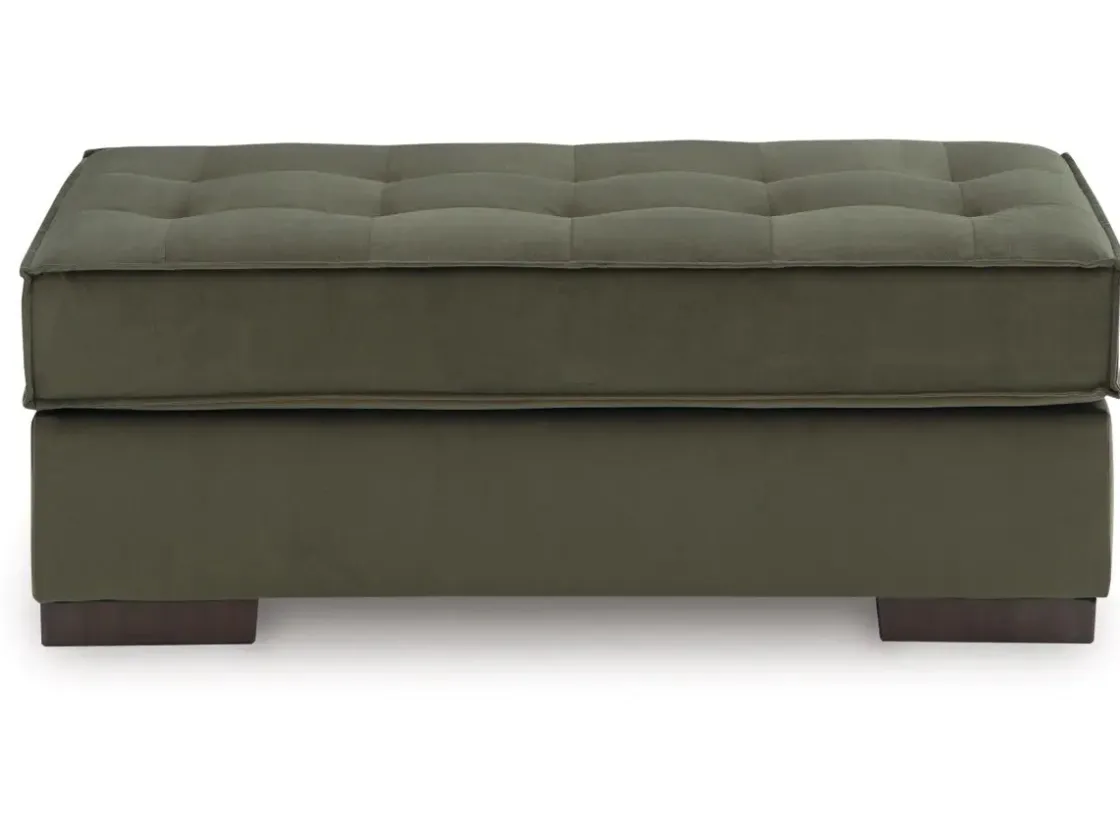 Mor Furniture Austen Oversized Ottoman In Olive