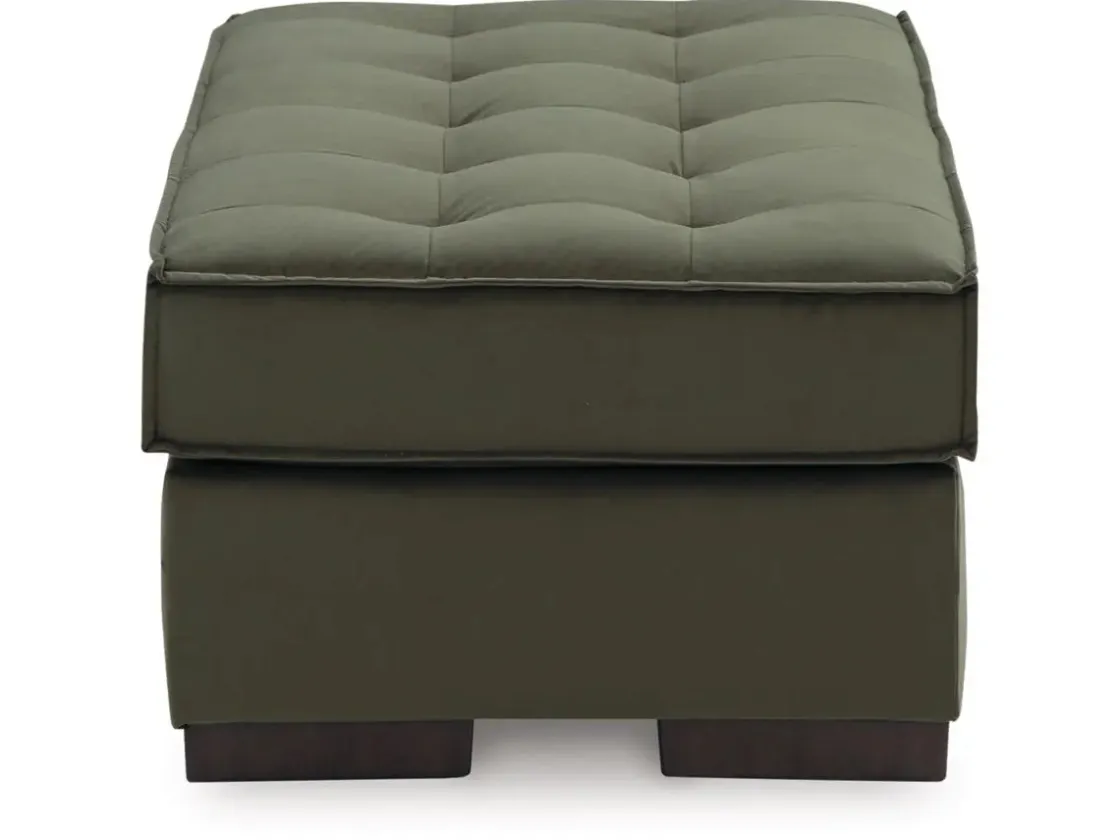 Mor Furniture Austen Oversized Ottoman In Olive