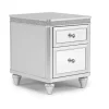 Mor Furniture Avril Chairside Table In Silver